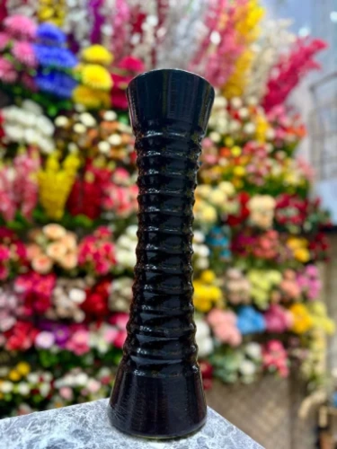 Handcrafted Wooden Tall Floor Vase – Ribbed Spiral Design (1.5 ft / 2 ft / 3 ft) | Kailash Handicrafts - Image 9