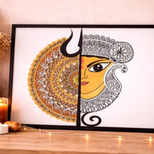 Durga Mandala Art- Divine Duality